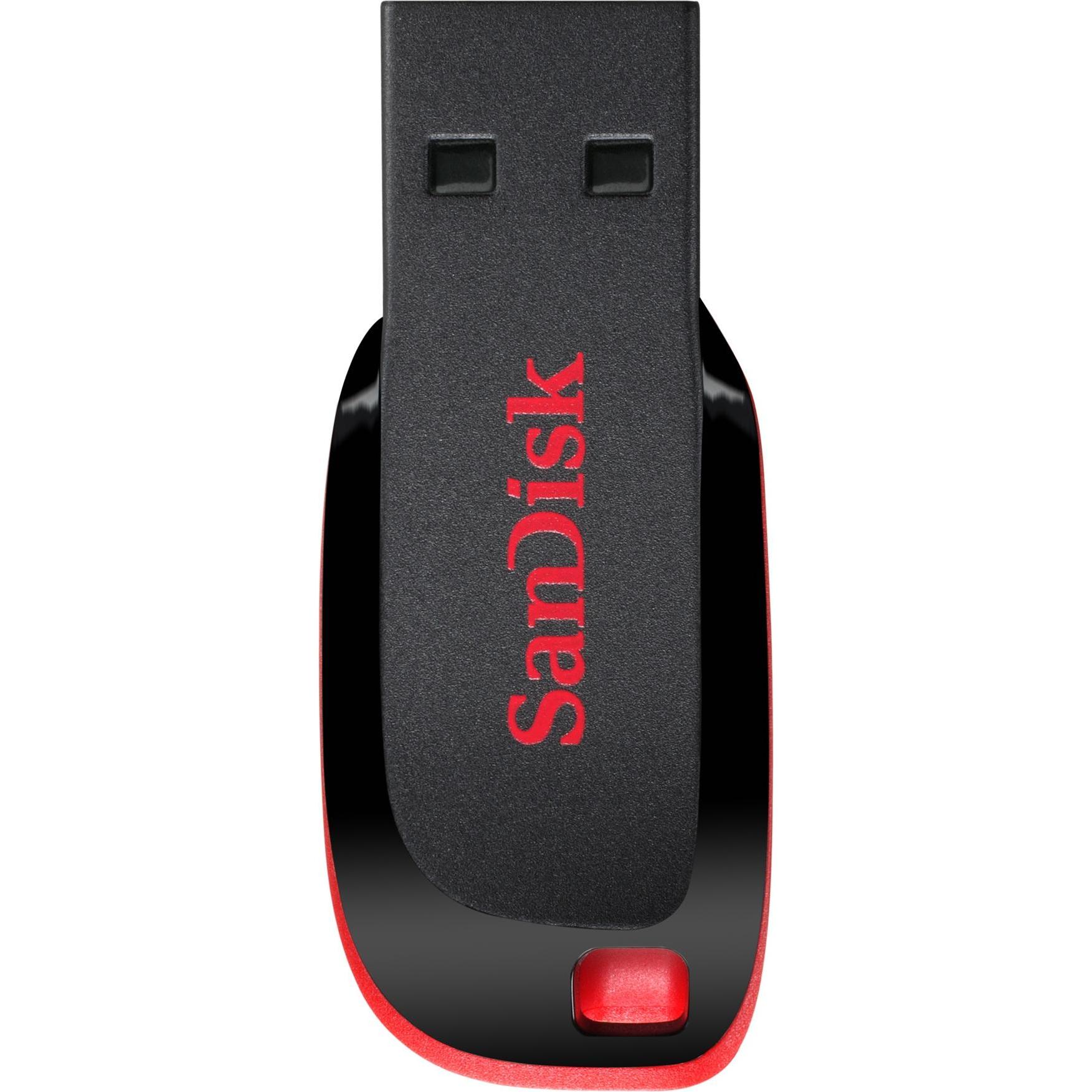 Thumbnail - SanDisk Cruzer Blade (64 GB, USB-A, USB 2.0), USB Stick, Schwarz