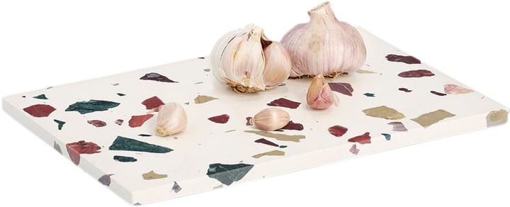 Actual product image Zeller Present Servierplatte und Schneidbrett Terrazzo 30x20x1.4 cm