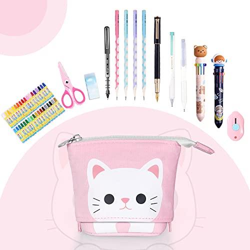 Produktbild Only-Bags.Store Federmäppchen Reissverschluss, Federmäppchen Teenager, Student Federmäppchen, Ständer