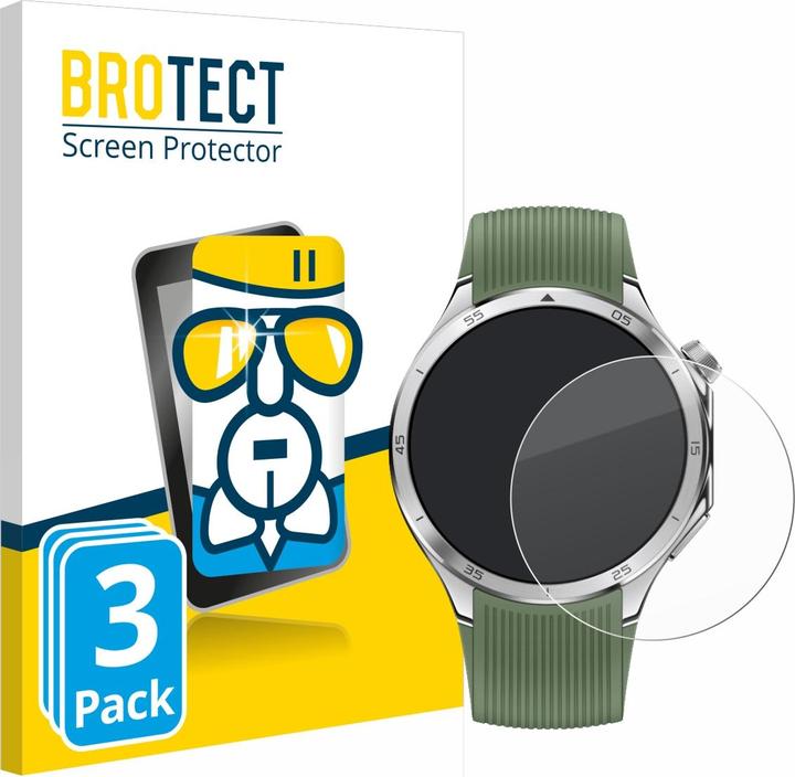 BROTECT Schutzglas Schutzfolie Displayschutz Display Schutz Glas Folie klar (Watch 3)