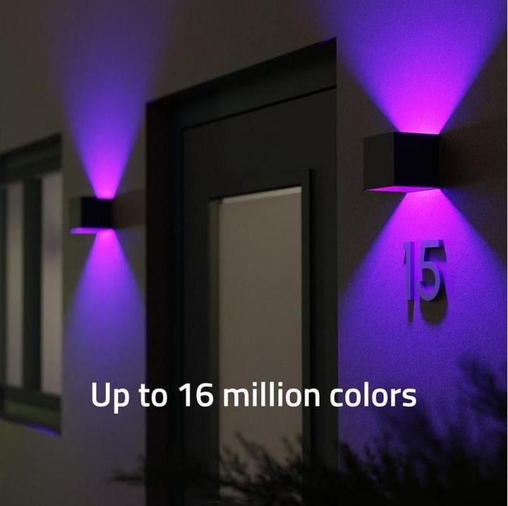 Produktbild Hombli Smart Outdoor Wall Light V2, Black (600 lm, IP54)