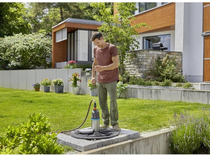 Actual product image Gardena Submersible pressure pump 5900/4 Inox Automatic (Garden pump, Domestic water pump)
