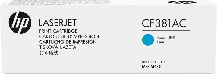 Image du produit HP Toner cyan N° orig. CF381AC (C)