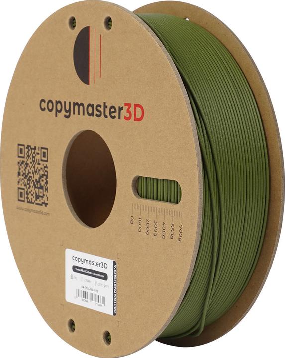 Actual product image Copymaster3D Turbo PLA Carbon filament for 3D printer, 1.75 mm, dark green (PLA, 1.75 mm)