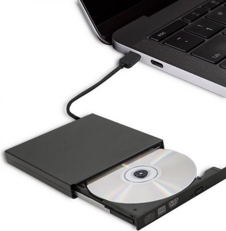 Actual product image Qoltec External DVD-RW recorder USB 2:0