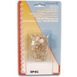 Thumbnail - Auction WESTERN-MODULAR-STECKER RJ11 6P4C, 50 St. PRO BLISTER (0.01 m), Netzwerkkabel