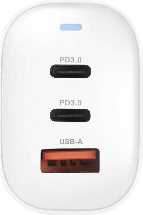 Actual product image Voltcraft VC-13729645 USB Charger Indoor Output Current (max.) 3.25A 3 x USB-A, USB-C® USB (65 W, 3 ports)