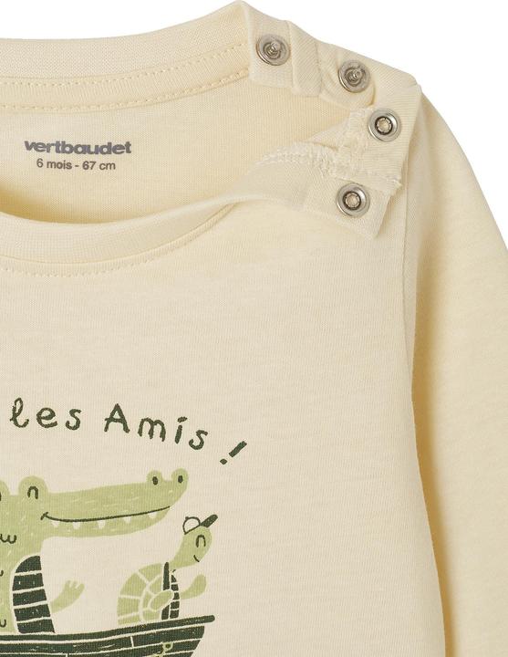 Immagine prodotto Vertbaudet 2er-Pack Baby Shirts BASIC, Print & Streifen (80)