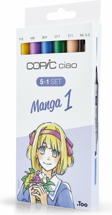 Produktbild Copic Ciao Manga 1 (Multicolor, 3 mm, 6 x)