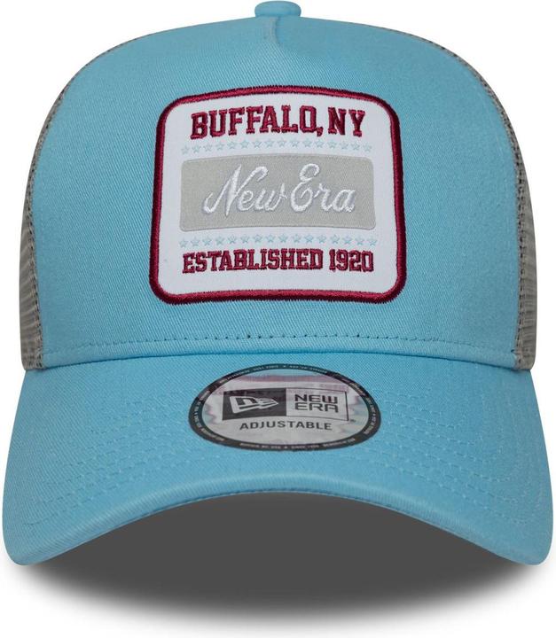 Actual product image New Era A-Frame Trucker Cap - Brand Patch Sky Blue (One size)