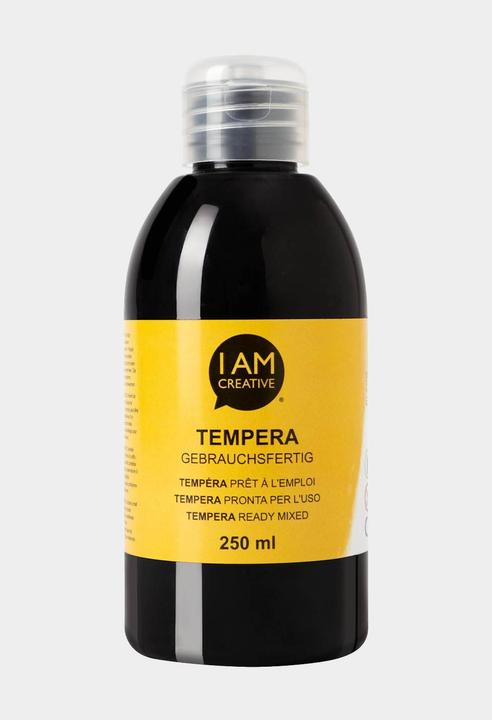 Immagine prodotto I Am Creative Tempera, pittura a tempera a base d'acqua, 250 ml (Nero, 250 ml)