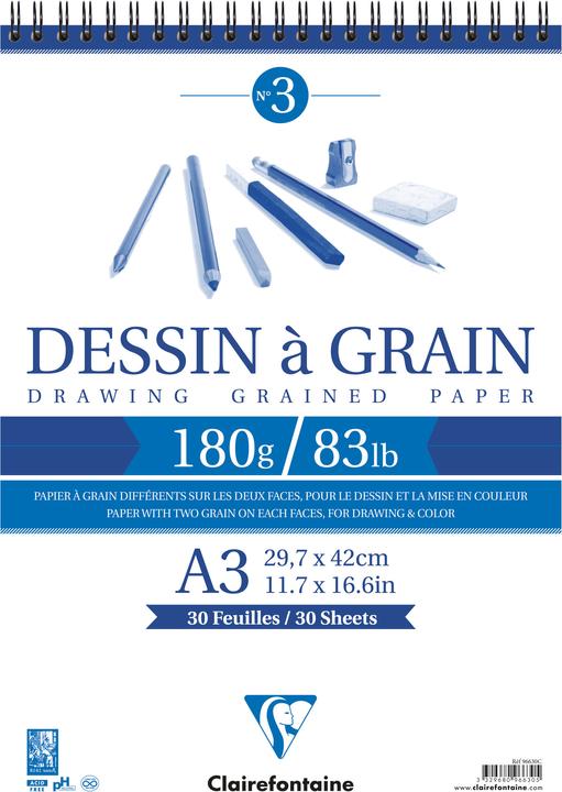 Actual product image Clairefontaine Dry techniques (A3)