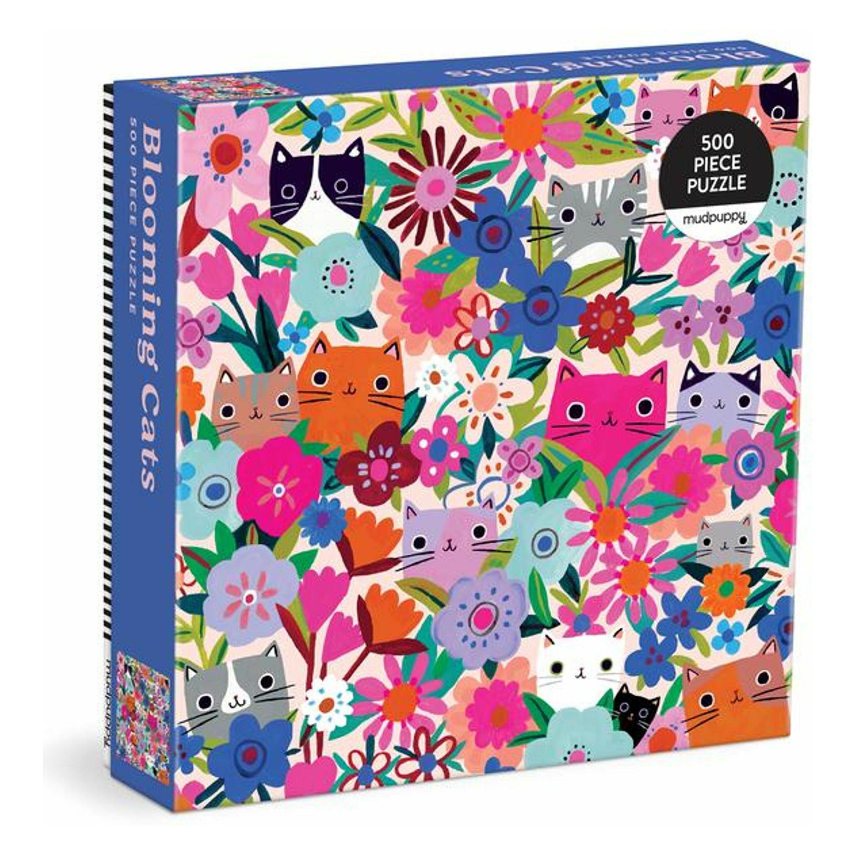 Workman Publishing Blooming Cats 500 Piece Family Puzzle (500 onderdelen)