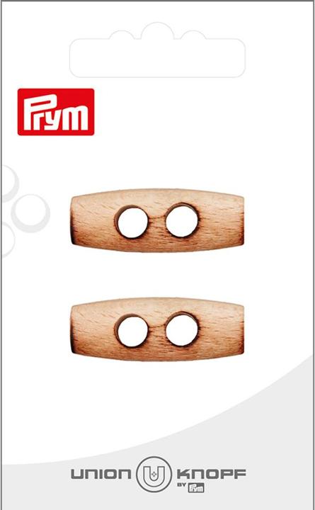 Actual product image Prym Knobs 2-hole 32 mm, 2 pieces, cream