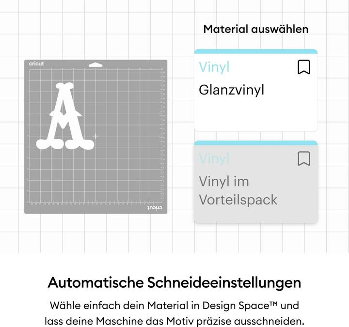 Produktbild Cricut Vinylfolie Permanent 30.5 x 122 cm, 1 Stück, Blau