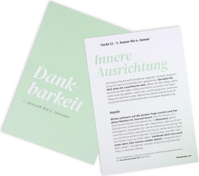 Produktbild Fidea Design Rauhnächte Kartenset & Räuchermischung
