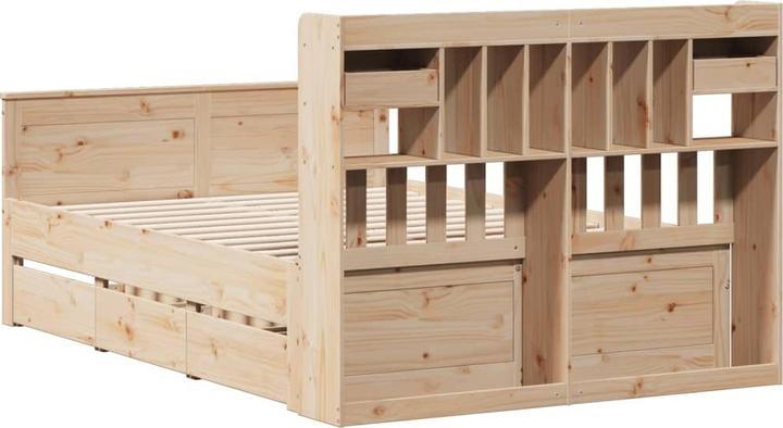 Produktbild vidaXL Bücherregalbett (75 x 190 cm)