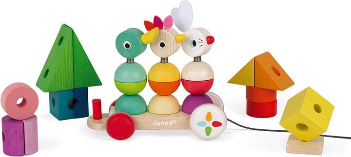 Actual product image Janod Zigolo's big colourful train