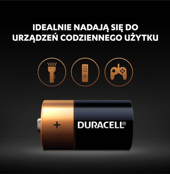 Image du produit Duracell 2 piles alcalines LR14 C jetables (2 pcs, C)