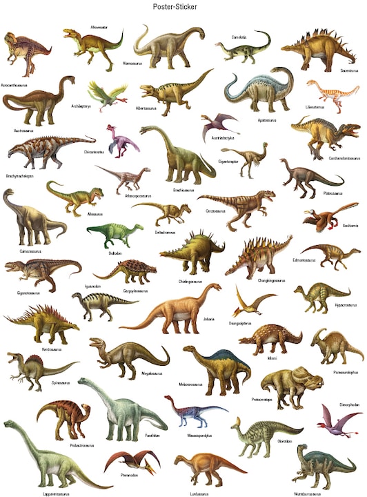 Produktbild Panini Glow-in-the-Dark Dinosaurier: Mein grosser Stickeratlas