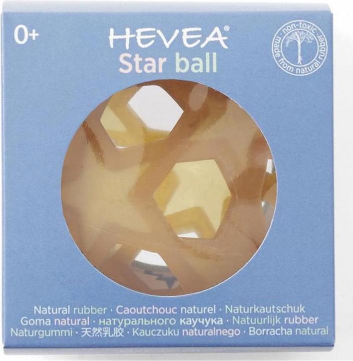 Produktbild Hevea Greifling Star Ball Natur