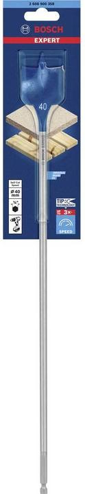 Produktbild Bosch Professional Zubehör EXPERT Self Cut Speed Flachfräsbohrer, 40 x 400 mm (40 mm)