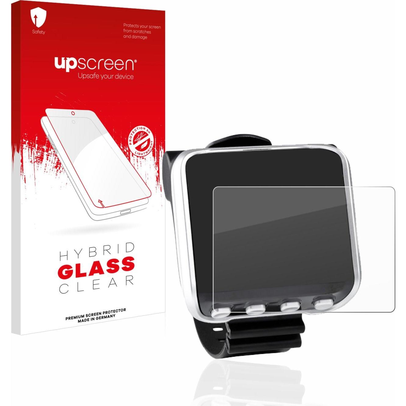 upscreen Scratch Shield Panzerglasfolie, Smartwatch Schutzfolie, Transparent