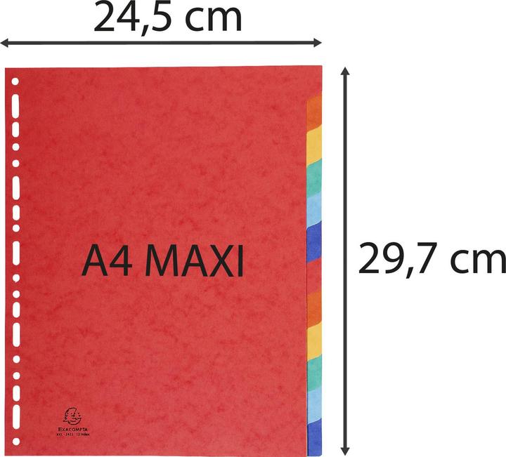 Produktbild Exacompta Blanko-Register - Karton