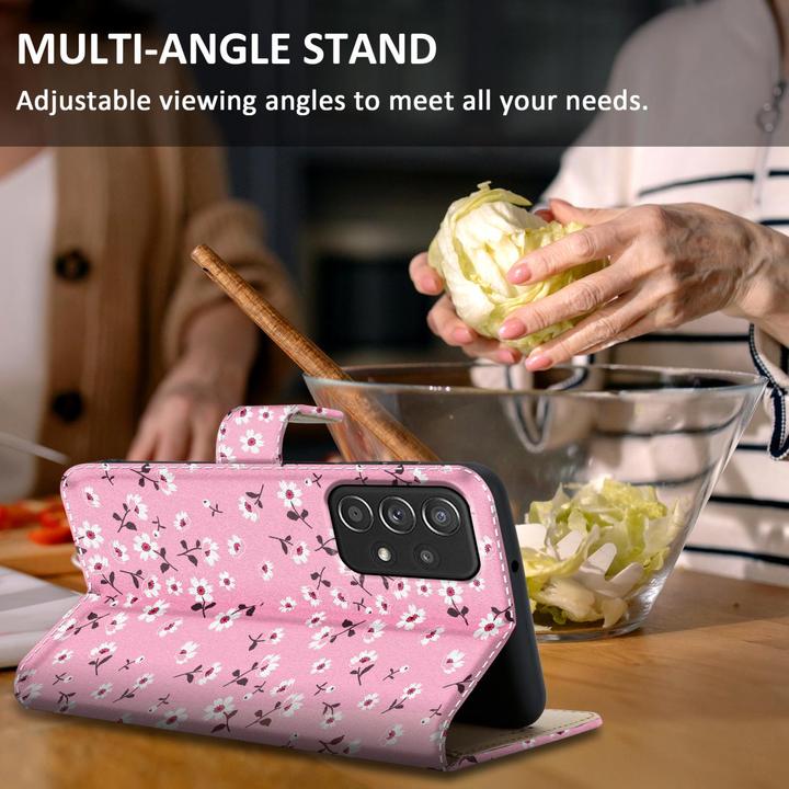 Produktbild Cadorabo Book Hülle mit Print (Samsung Galaxy A52, Samsung Galaxy A52 5G, Samsung Galaxy A52s 5G)