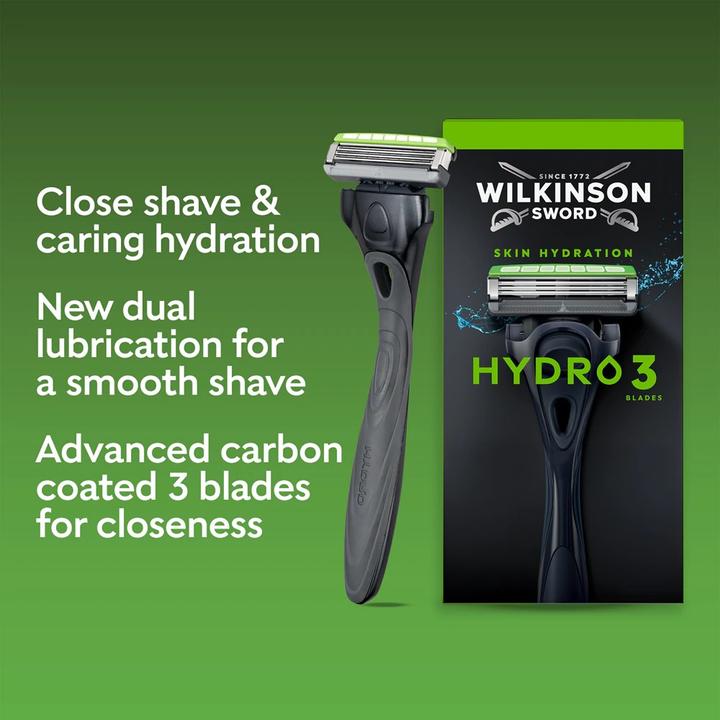 Immagine prodotto Wilkinson Hydro 3 9 Klingen mit gratis Griff