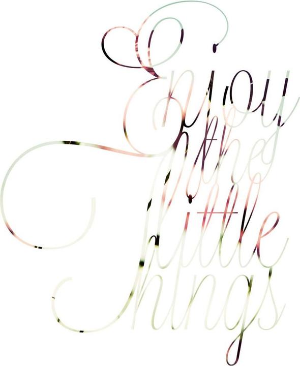 Produktbild Trenddeko Enjoy the little Things (41 x 50 cm)