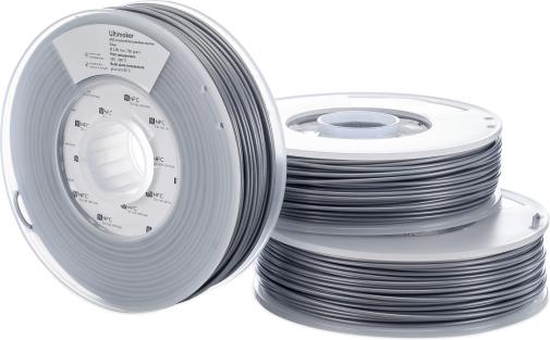 Actual product image Ultimaker Abs (ABS, 2.85 mm, 750 g, Silver)