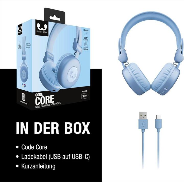 Produktbild Fresh'N Rebel Fresh 'n Rebel Code Core Vivid Blue (30 h, Kabellos)