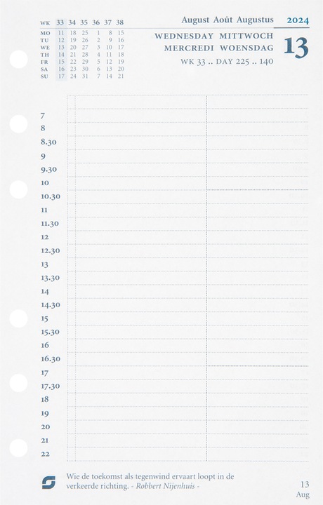 Succes Senior Jahresinhalt Januar - Dezember (9.5 x 15 cm, Deutsch, Englisch, Italienisch, Französisch)