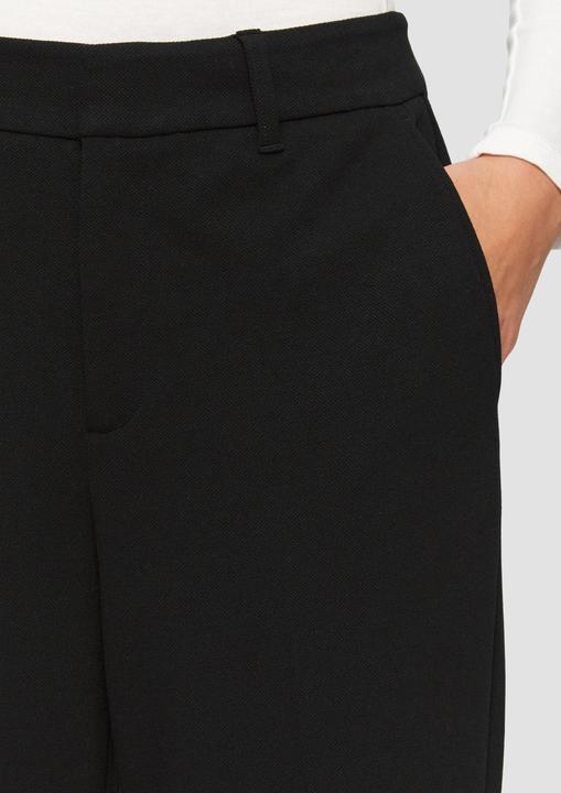Produktbild S.Oliver Hose Wide-Leg-Hose aus Struktur-Jersey (38)
