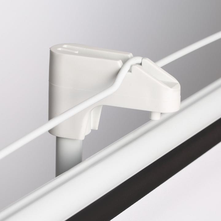 Produktbild Homcom Beamer Leinwand Kunststoff, Metall Weiss (4:3)