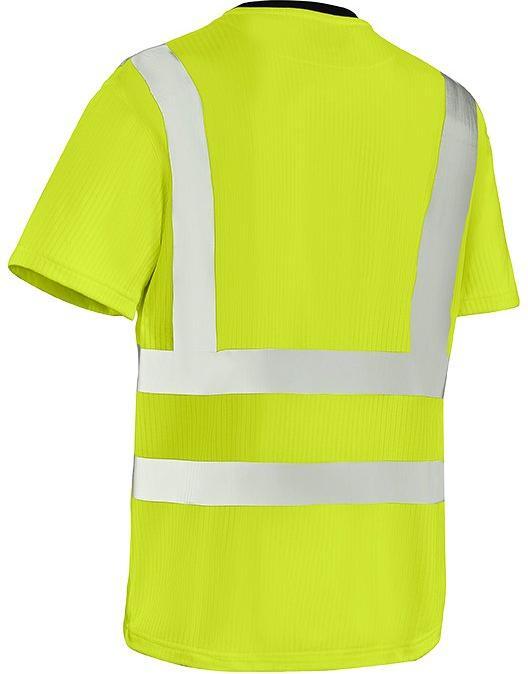 Actual product image Texxor unisex high visibility shirt HOOGE yellow size L (L)