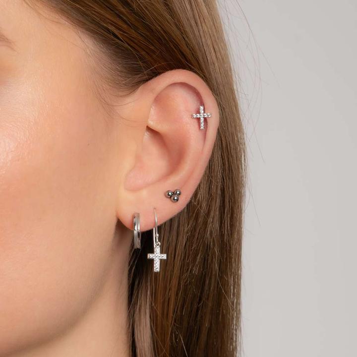 Produktbild Bijouteria Ohrpiercing (Edelstahl, Zirkonia)
