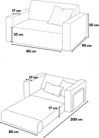 Produktbild Atelier del Sofa Wello Single 1-Seat Sofa-Bed