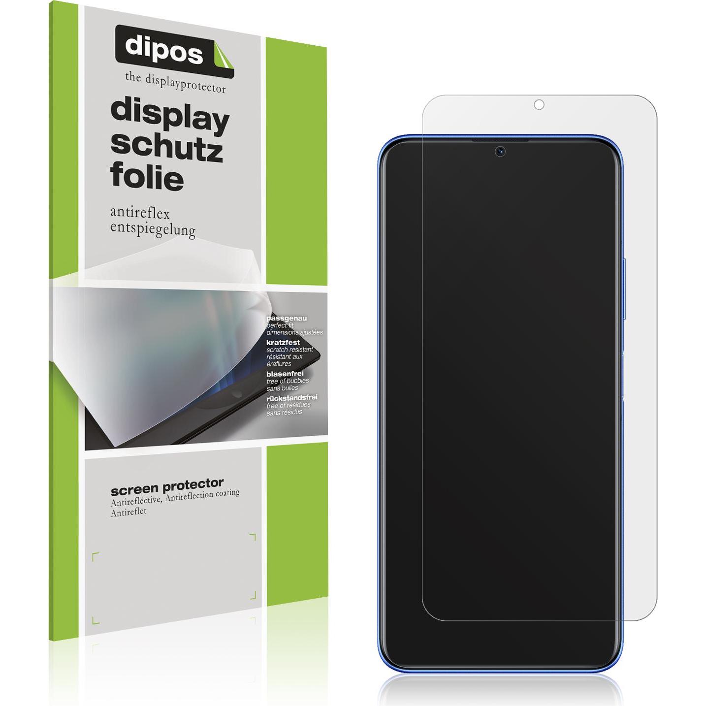 Dipos Displayschutzfolie Antireflex (1 Stück, Huawei Nova Y70), Smartphone Schutzfolie, Transparent