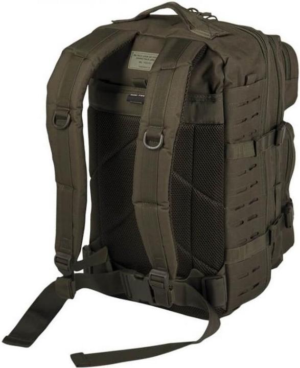 Actual product image Mil-tec US Assault backpack L Laser Cut, olive (36 l)