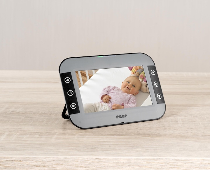 Reer Mix&Match Display L Elterneinheit für Video-Babyphone (Babyphone mit Kamera, 300 m)