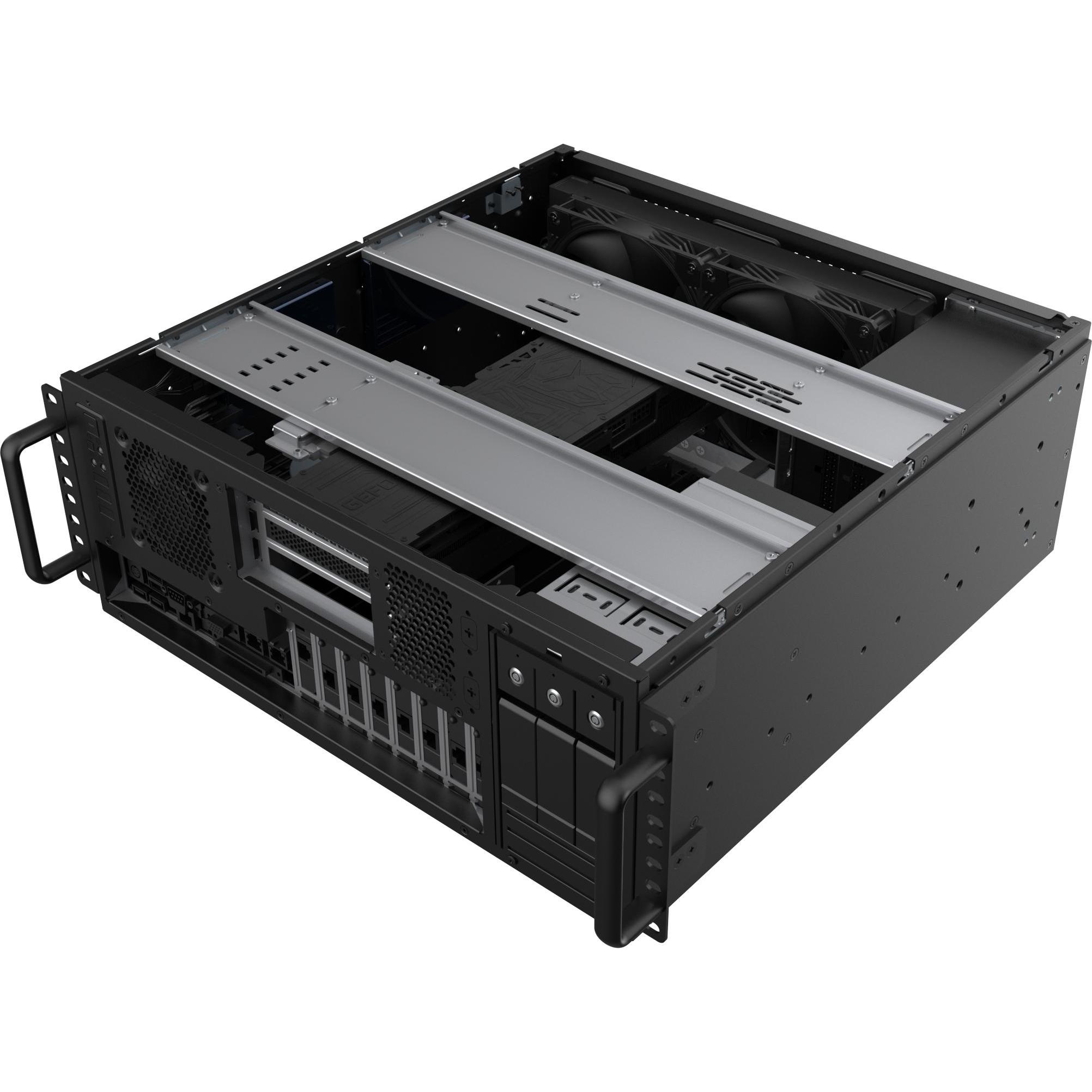Thumbnail - Silverstone SST-RM47-502I - 4U Interchangeable Rackmount Chassis with Front Accessible Expansion Slo (SSI EEB, ATX, SSI ...