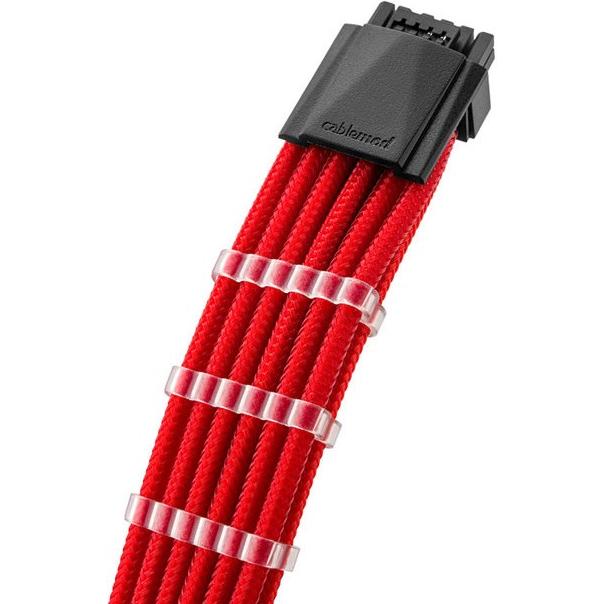 Thumbnail - CableMod RT-Series Pro ModMesh 12VHPWR auf 3x PCI-e Kabel für ASUS/Seasonic - 60cm, rot, Interne Kabel (PC)