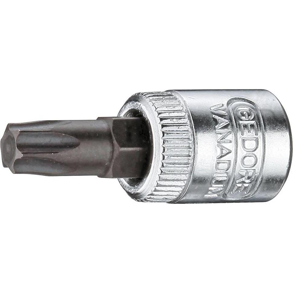 Gedore, Steckschlüssel + Stecknuss, ITX 20 T20 Schraubendrehereinsatz 1/4" TX T20