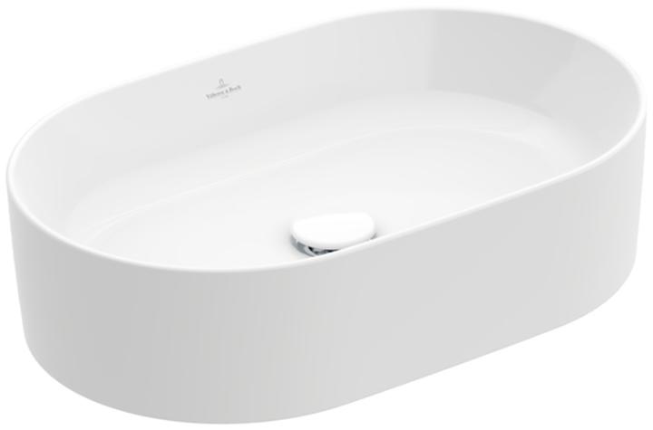 Produktbild Villeroy & Boch V&B Aufsatzwaschtisch COLLARO 560x360mm ov ohne Hahnlochbank we C+ (360 mm, 560 mm)