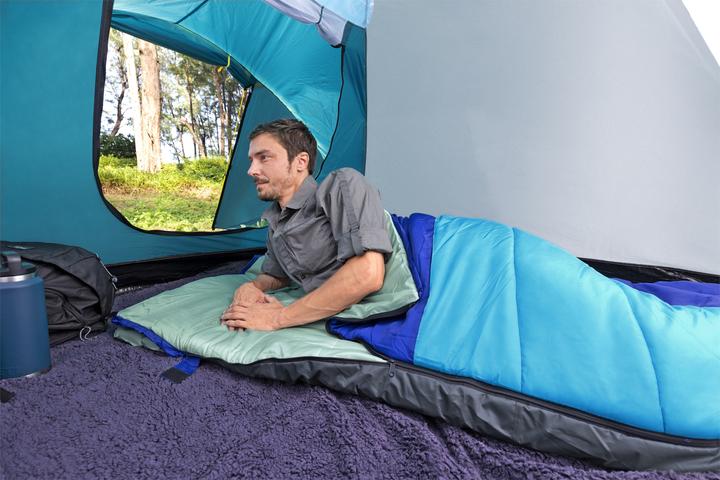 Immagine prodotto Bestway Sacco a pelo 2-in-1 Wanderlite™ con materassino gonfiabile integrato 203 x 75 x 9 cm (198 cm)