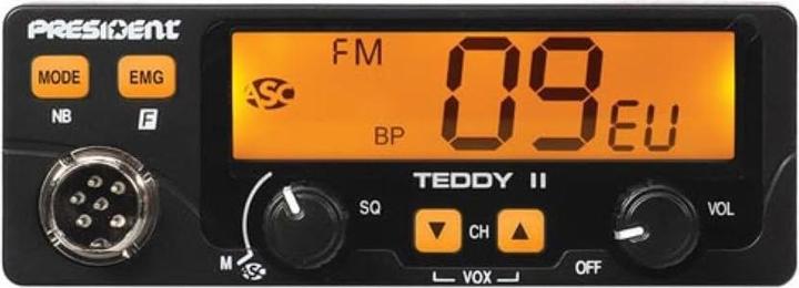 Actual product image President TEDDY II + TXPR376 CB radio