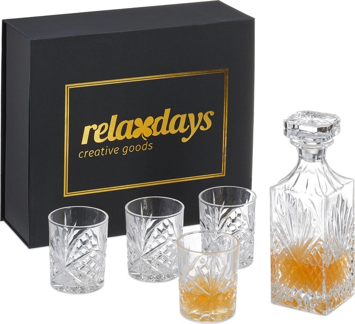 Actual product image Relaxdays 5-piece whisky set (8 dl, 1 x, Whisky glass)
