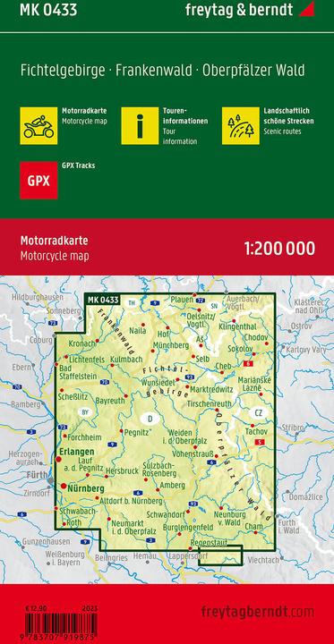 Produktbild Fichtelgebirge - Frankenwald,Motorradk